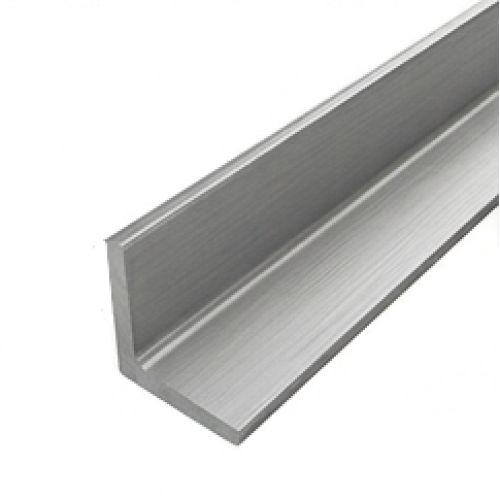 2.000 x 1.000 x 0.125 Aluminum Angle 6063-T52 — shape drawing