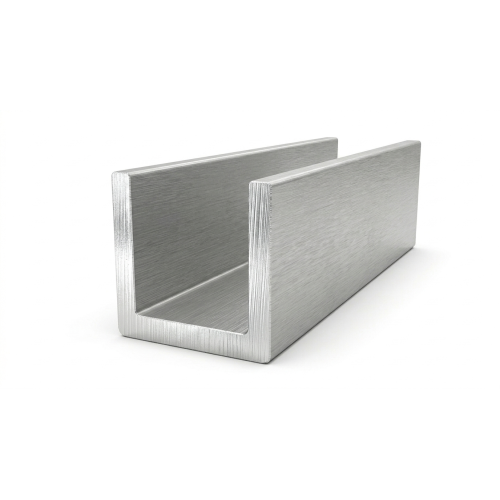 2.000 x 0.500 x 0.125 Profilé U en aluminium AN 144 — dessin du profilé