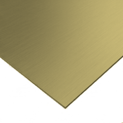 0.025 x 24 x 96 Feuille en laiton 260 doux 0.025 x 24 x 96 Feuille en laiton 260 doux