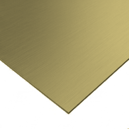 0.032 x 24 x 96 Feuille en laiton 260 doux — dessin du profilé