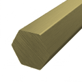 Barres hexagonales en laiton